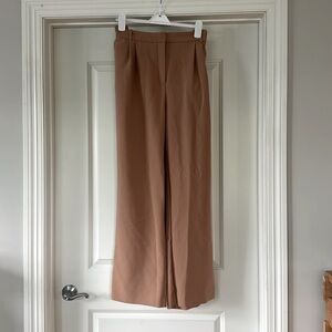 Abercrombie & Fitch | Tan Wide Leg Trousers - 35